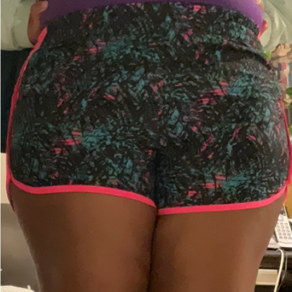 Zone Pro Black and Pink Athletic Shorts